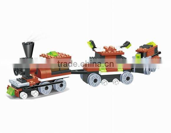 Train Block Set cars trucks