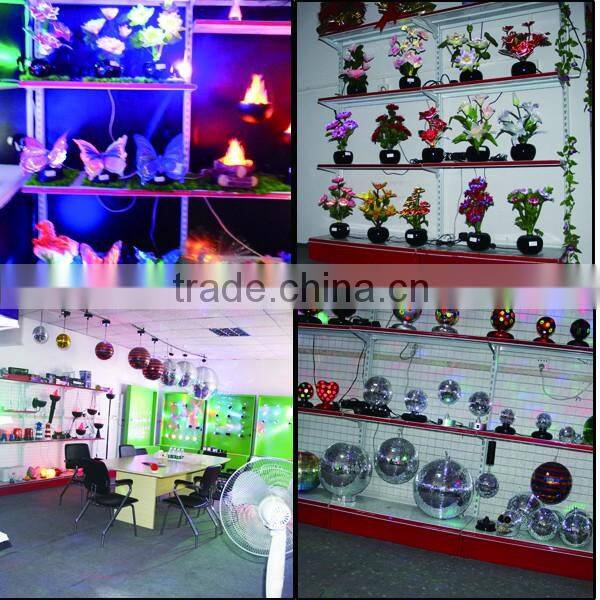 LED light fiber optical decorative white orchid flower for household/Wedding