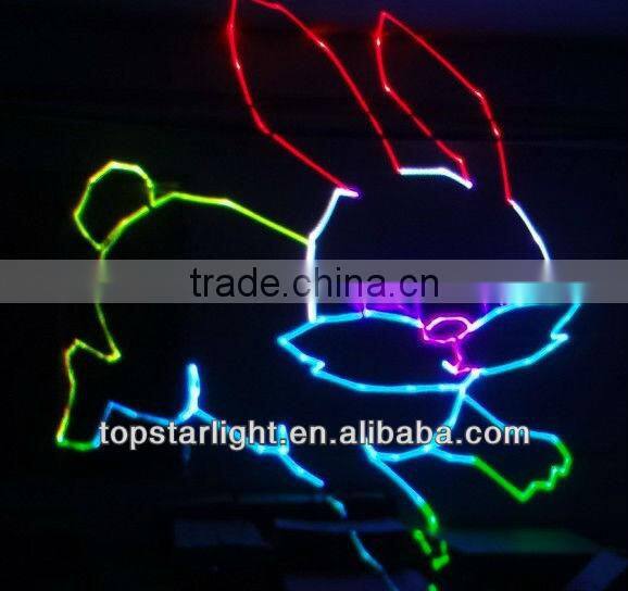 Full color laser lights 3d laser show nightclub/party