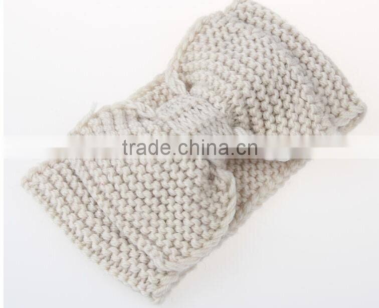 >>NEW handmade chunky Knitted Winter bowknot Headbands for Women/