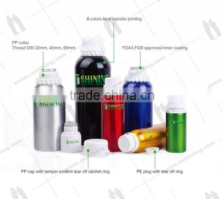 250 500 750 1000ml Aluminum Bottle Olive Oil Bottle Aluminum Essential Oil Bottle