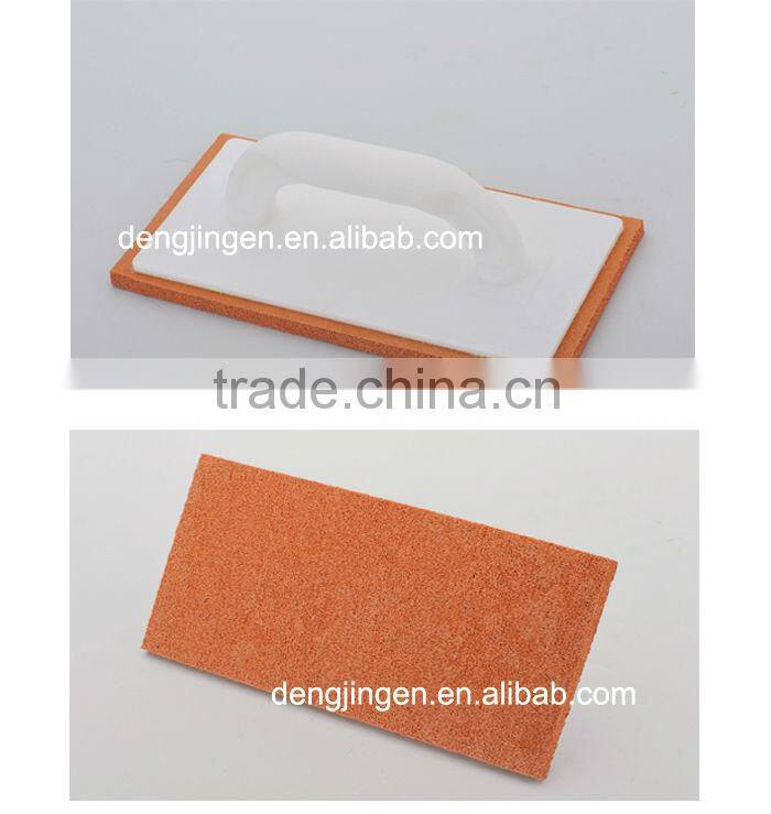2014 New 180*320*15mm Plastic handle rubber professional plastering Concrete construction hardware