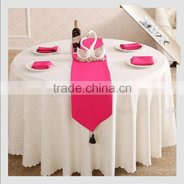 TC-12 Factory Hot Sale Luxurious Wedding Table Cloth Made in China