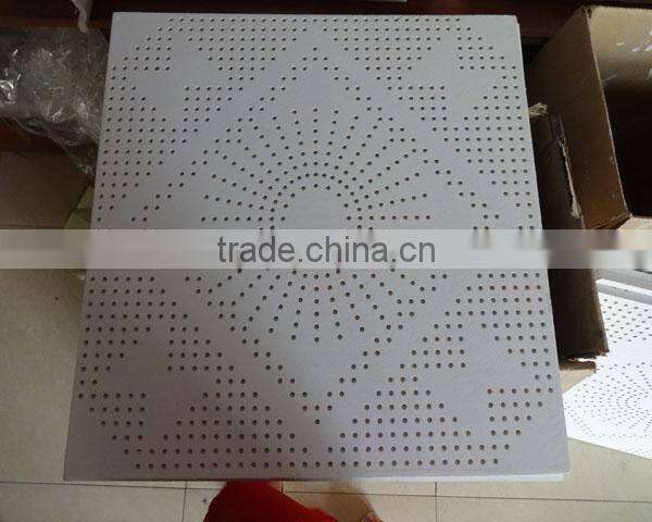 new product fiber glass wool ceiling soundproof materials for roof 595*595