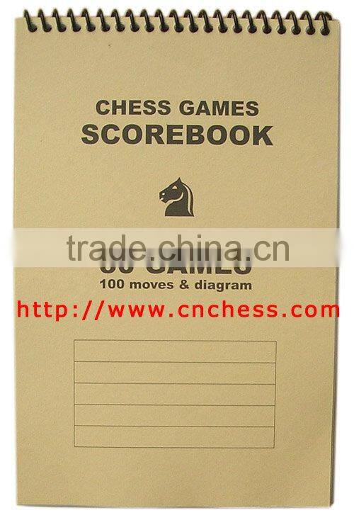 chess score book