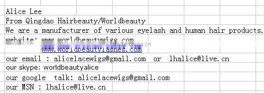 wholesale straight eyebrow extension