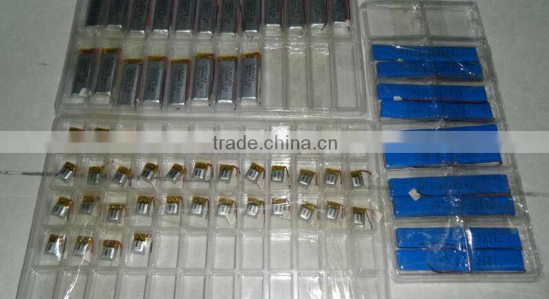 smallest 3.7v battery 501013 25mah Li-polymer battery