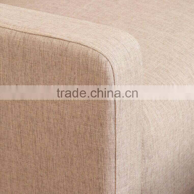 New design comfortable fabric sofa chair with ottoman