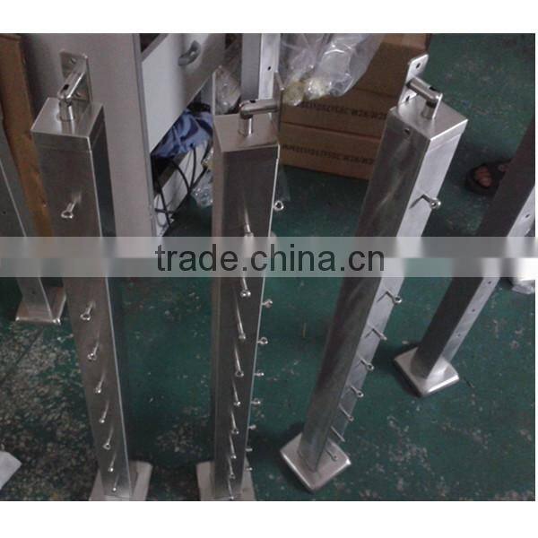 stainless steel cable railing system with cable tensor