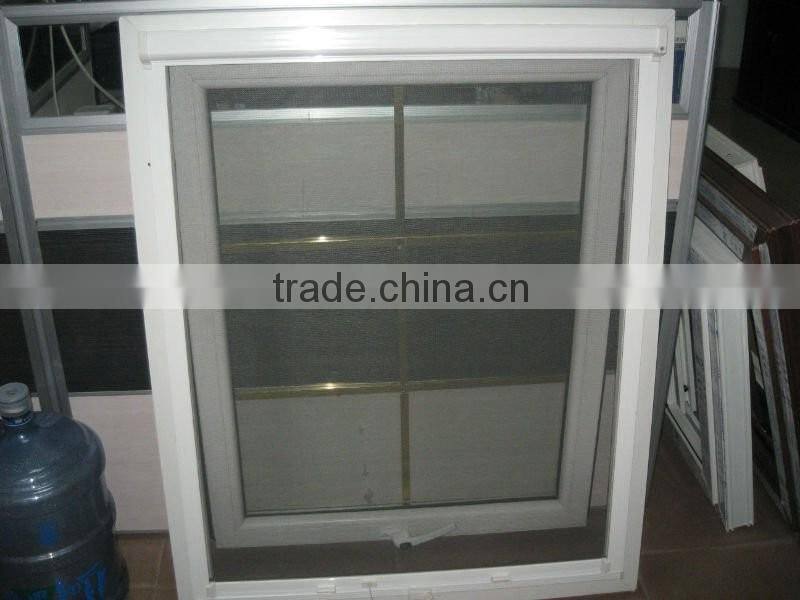 Jalousie glass window with french standard PVC/ upvc window