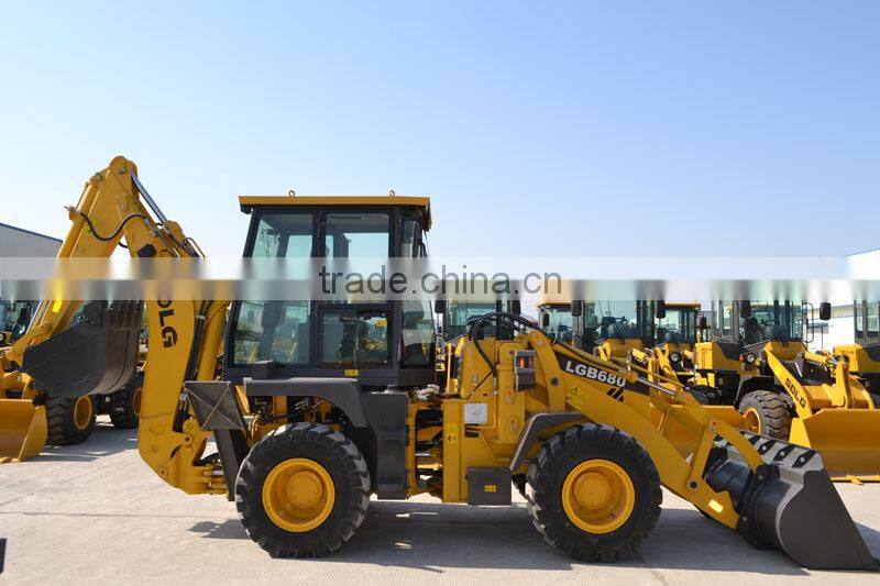 SDLG backhoe loader