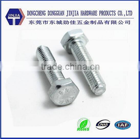 DIN 933 stainless steel 304 hexagon head bolt