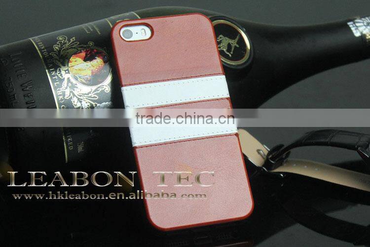 2014 new product leather back case for iphone 5s cell phone case, alibaba