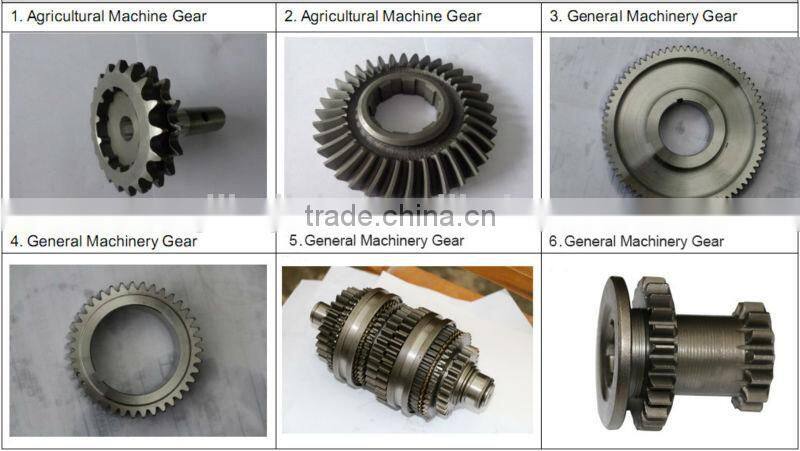 spur gear for full teeth micro tillage machine
