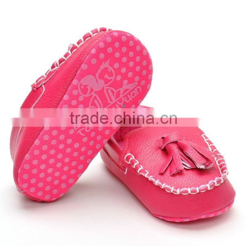 A-bomb Unisex Infant Baby Moccasins Tassels Premium Soft Sole Anti-Slip Summer Autumn Prewalker Toddler Sandals