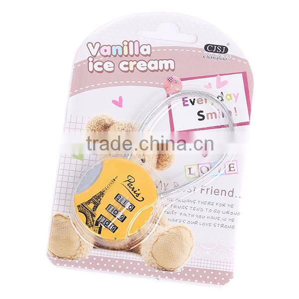 2015 New Fashion Security Lock high quality small cable lock