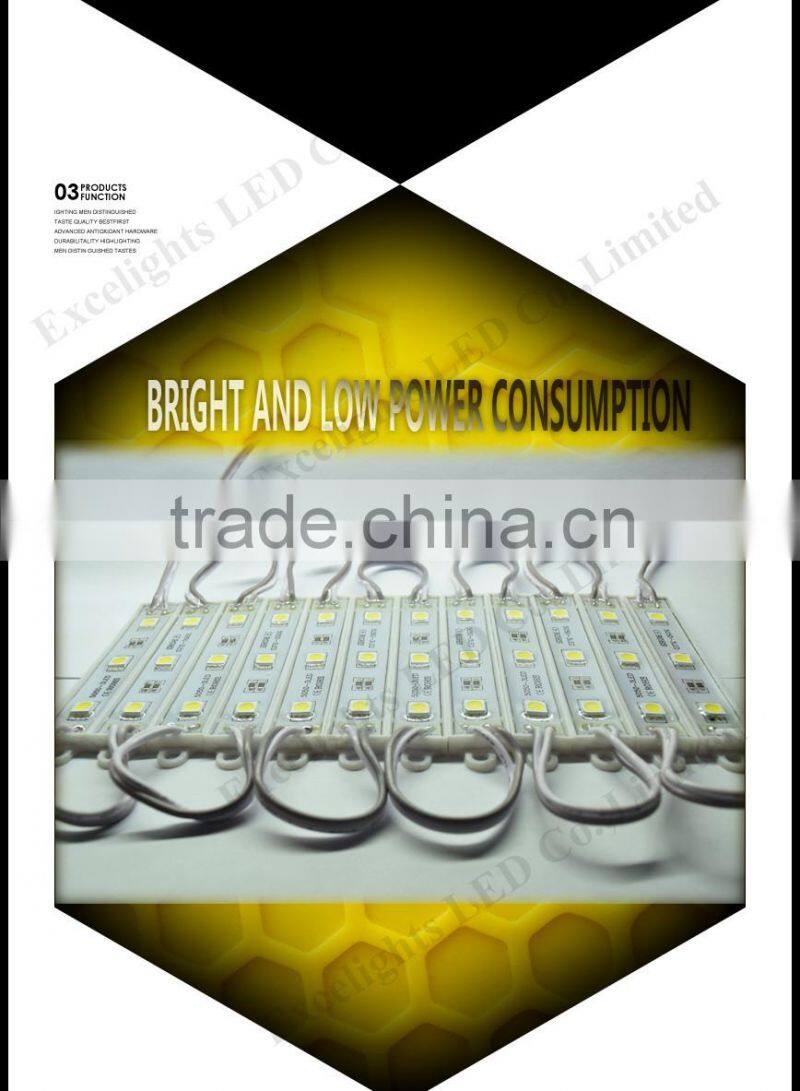 Smart Pixel CE RoHS SMD 5050 3 chip Waterproof Led Module for Signs