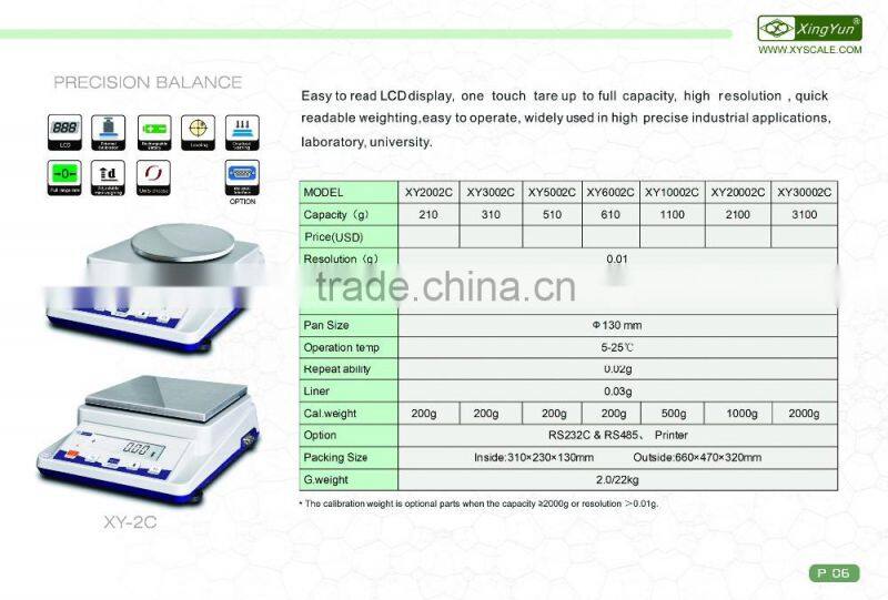 610g/0.01g(10mg) weighing scales digital electronic scale type