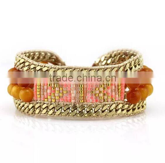 In stock low MOQ Bangle Jewelry Colorful Opal stones Jeweled lady bangles