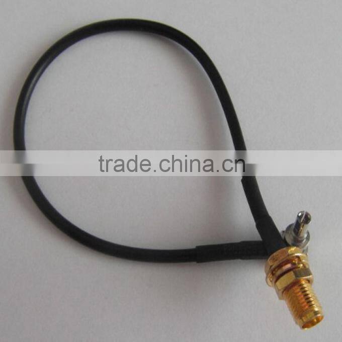 Factory Directly Supply 35cm Length Cable , U.FL Male To RP-TNC Coaxial Cable , RF U.FL Male To RP-TNC Female Pigtail Cable