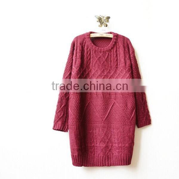 2015 Spring Autumn New Korean Fashion Women Long Sweater