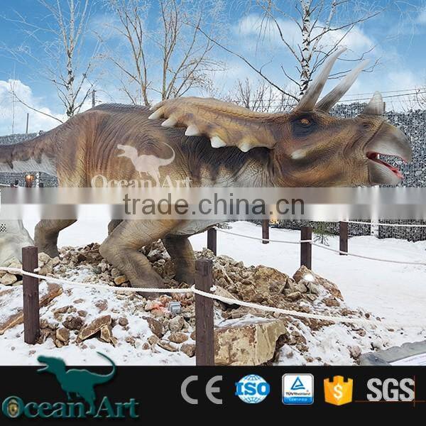 OAV7148 High Quality Animatronic Triceratops Dinosaur Model
