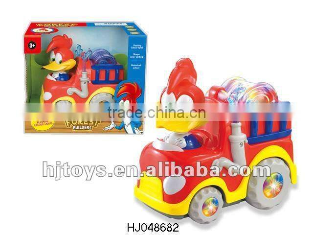 Electronics Activity Tractor With Light And Music, B/O Utility Vehicle Toys, Power-driven Toys Plastic Vehicle HJ117296