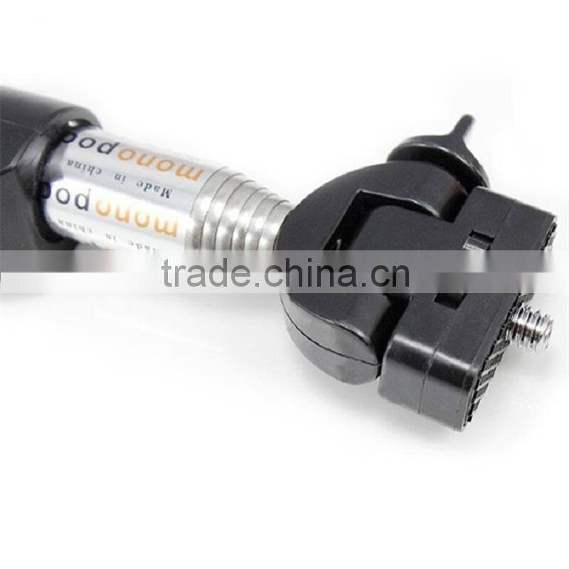 2015 New Promotion Handheld Wireless Bluetooth Shutter or Cable Selfie Stick Monopod Extendable For Phone