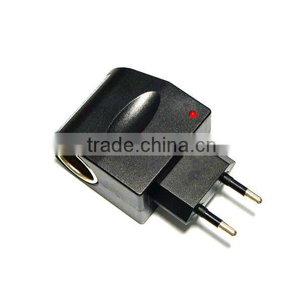 12V1000mah Ac to DC Plug Car Cigarette Lighter adapter