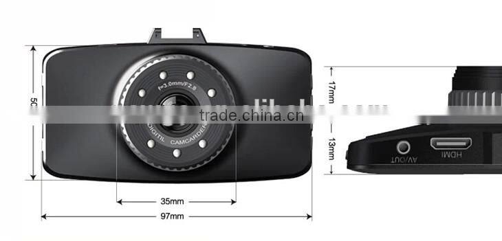 3.0 Inch 1080P Full HD 5.0M Pixel 170 Degree Wide Angle WDR Mini Car DVR Camera