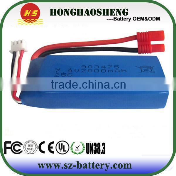 Syma x5c-1 802540 600mah 852540 650mah/Syma x5s x5sw 903052 1200mah/Syma X8G X8W X8C 903475 2000mah 25c li-ion polymer battery