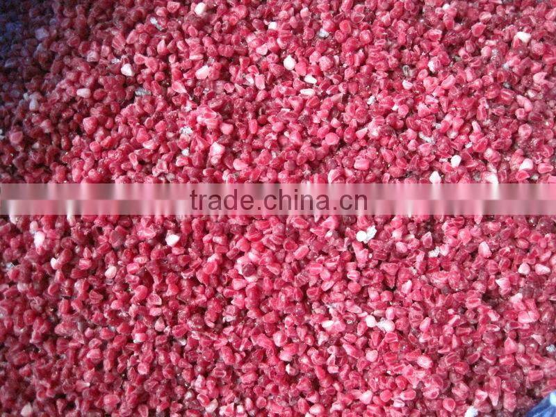 Chinese IQF Raspberry crumble, raspberry broken