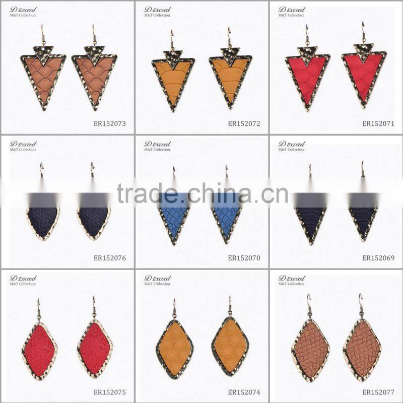 Wholesale Jewelry Fashion Designs Ladies/Women's Ethnic Bohemian Beaded Piercing Earrings Dangle Earrings