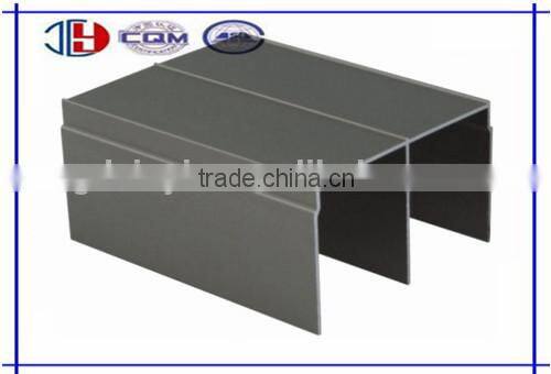 Lower horizontal aluminium sliding door frame profile