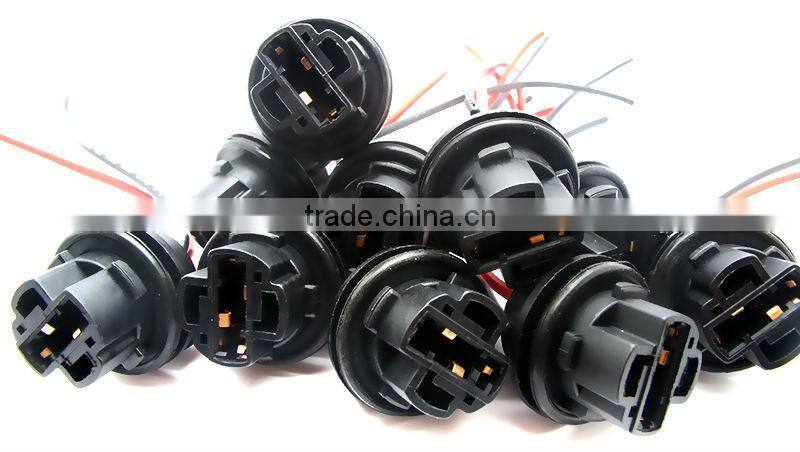 7440 car bulb socket base holder 2 cables