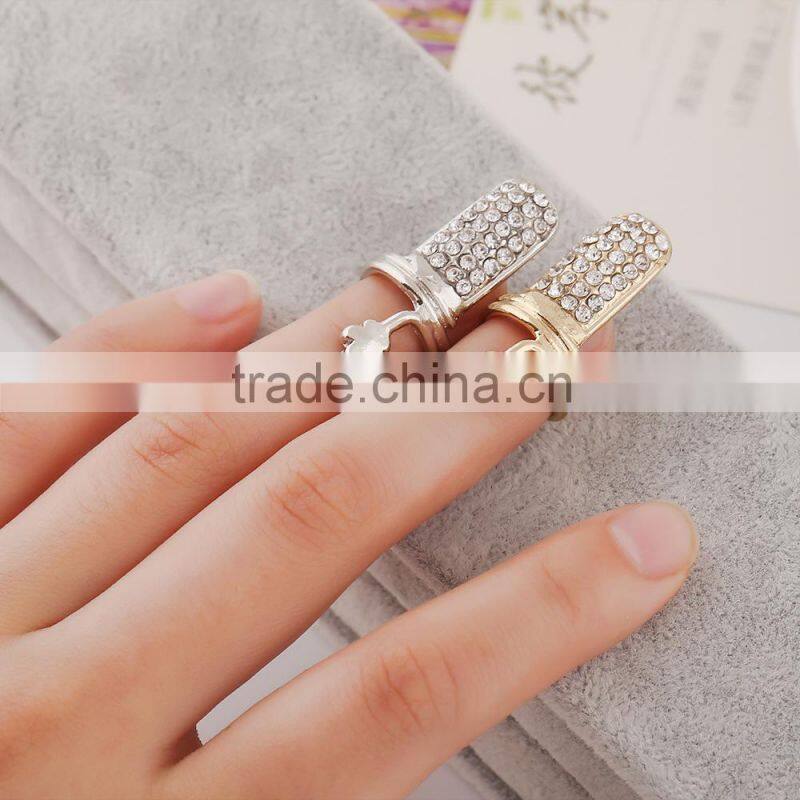 cheap plain finger nail ring designs, long finger rings