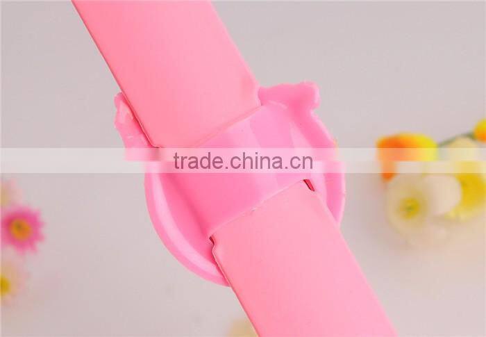 Cute cheap children animal cartoon silicone electronic clap students watch slap watch
