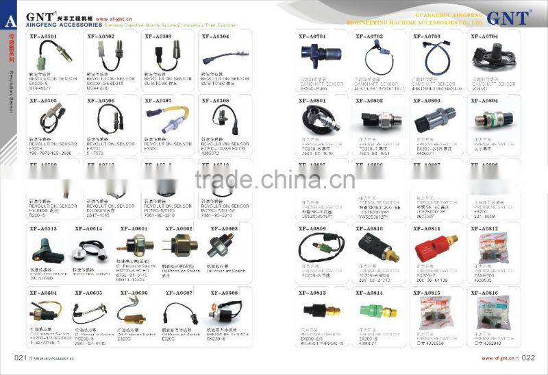 excavator parts PC200-8 main pump solenoid valve