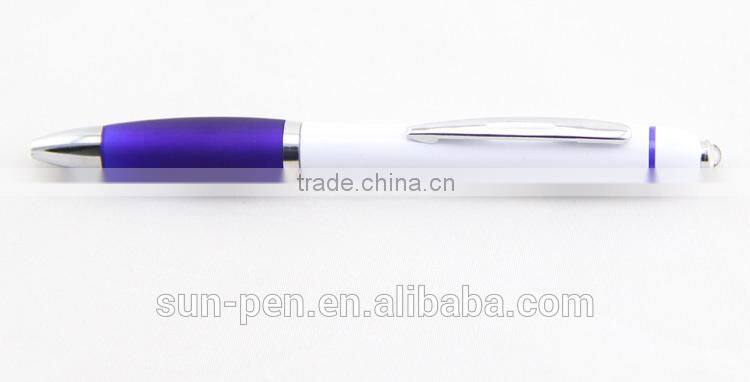 Led light multi-functional ball pen