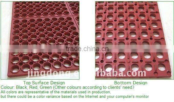 Non-Slip and Drainage Rubber Mats