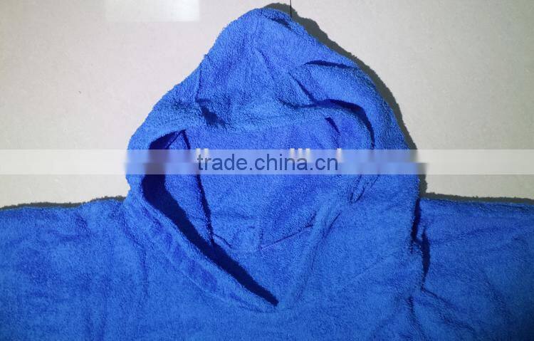 100% cotton terry one color Adult size robe towel plain woven adult robe towel