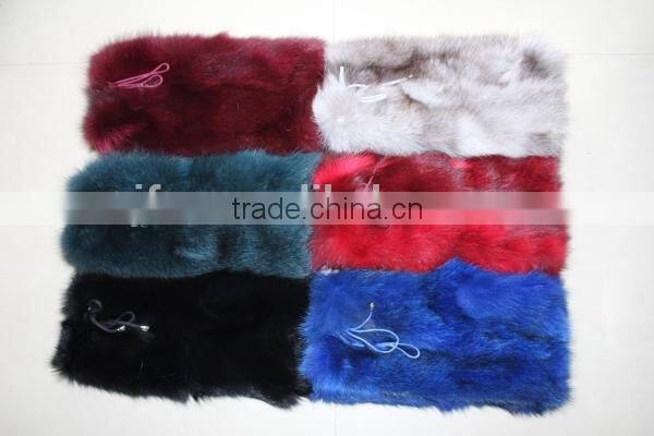 Sexy Ladies Fox Fur Leg Warmers High Knee Fur Socks Fur Boot Sleeves