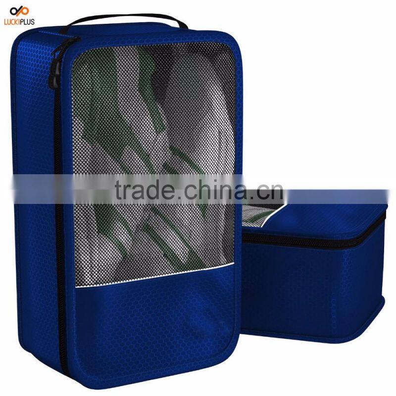 Luckiplus Shoe Bag - Convenient Packing System For Your Shoes When Traveling Navy