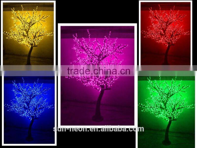 Outdoor Waterproof Artificial Led Weeping Willow Tree Lighting/ Led Lighted Willow Tree Lights