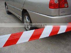 Black and yellow barrier tape