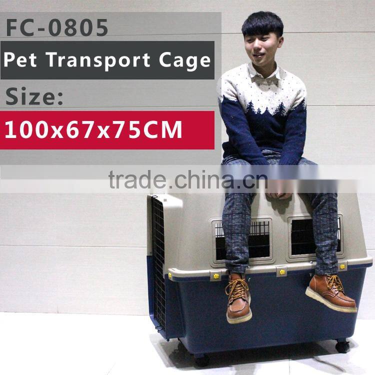 Dog biggest carrier with free crate tray & wheels