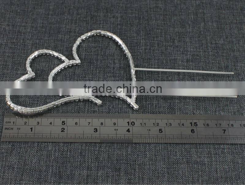 Top Seller Fashion Wedding Heart Cake Toppers Wholesale CT6