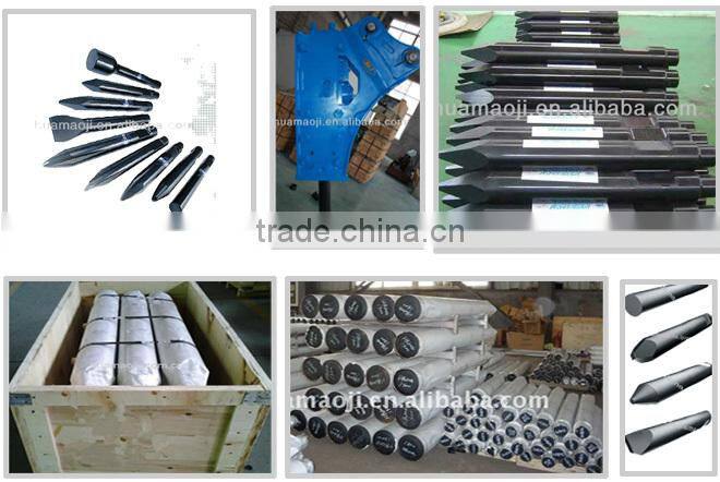 rock breaker hammer drill chisel type ( point )