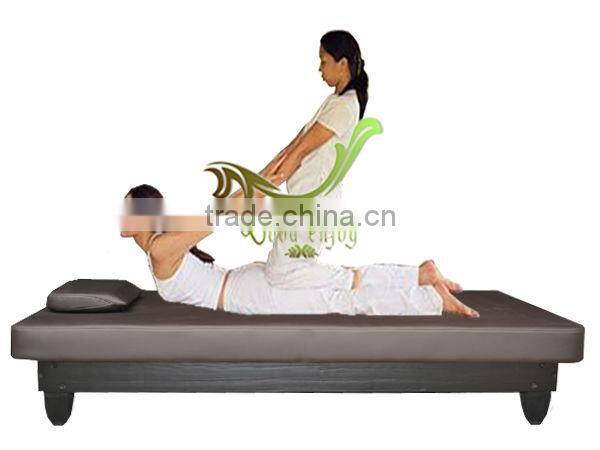 Thai massage table TM608, soild wood thai massage bed
