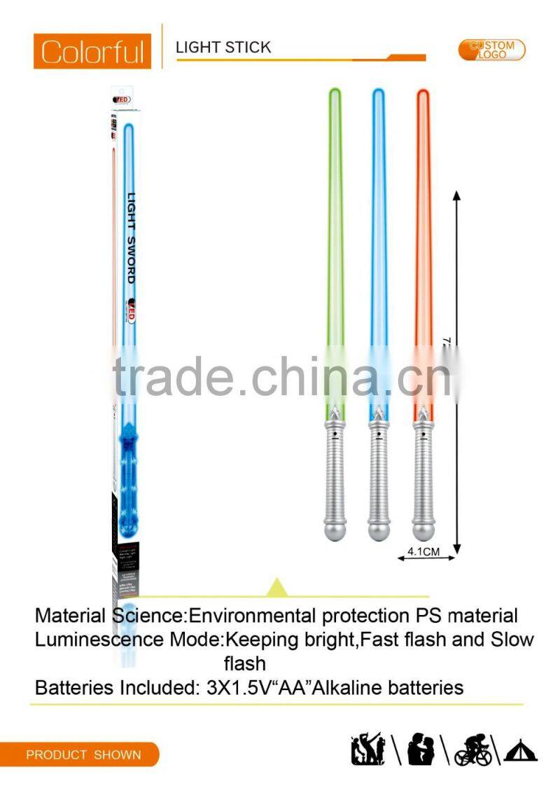 Led Flashing Saber Sword kids toy for parties